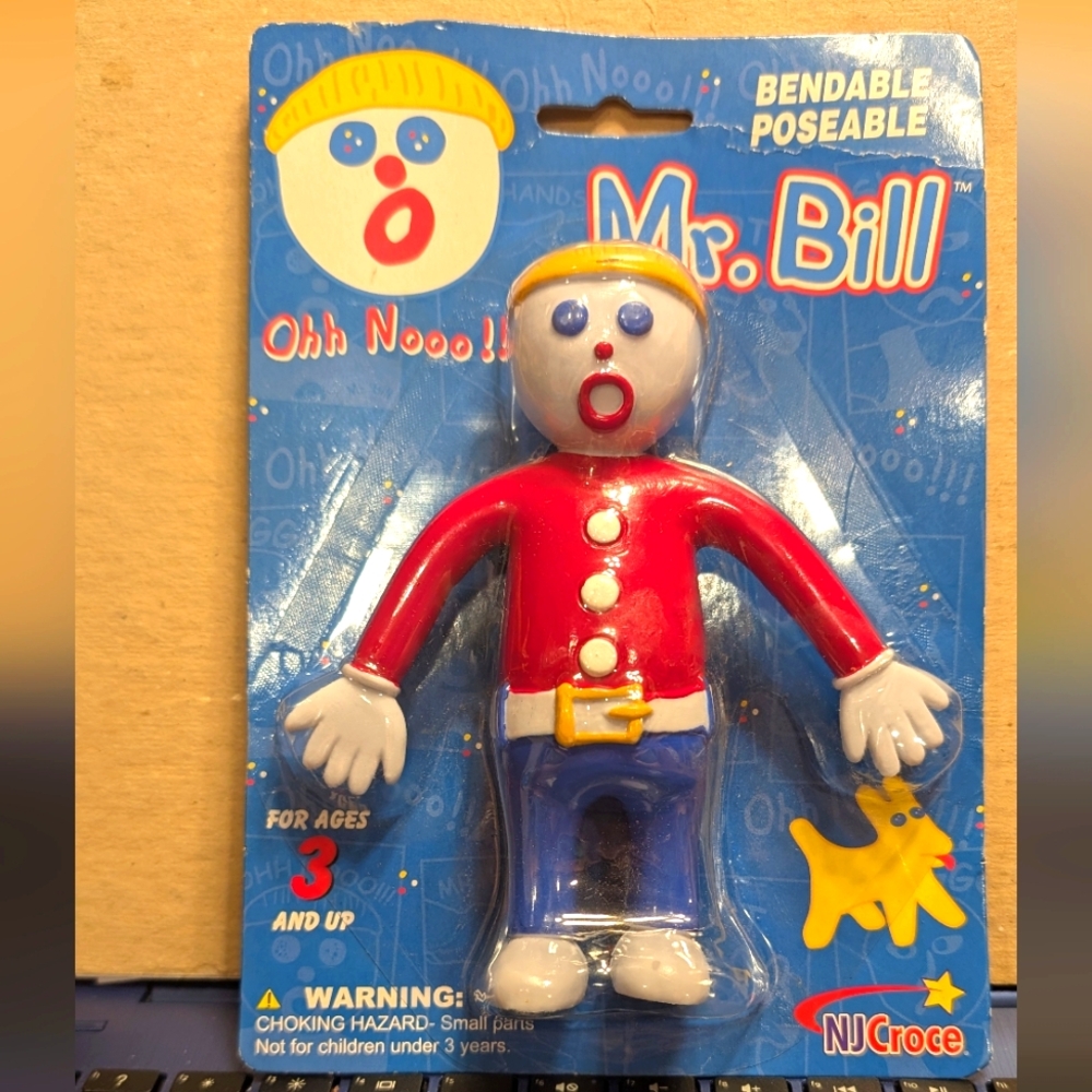 Mr. Bill Saturday Night Live SNL 5.5" Bendable Poseable Figure New Sealed 2006